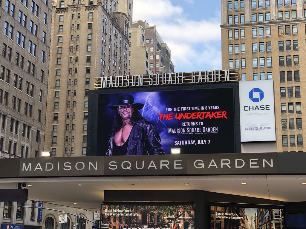 Undertaker Im Madison Square Garden Wwe Kundigt Match An Power