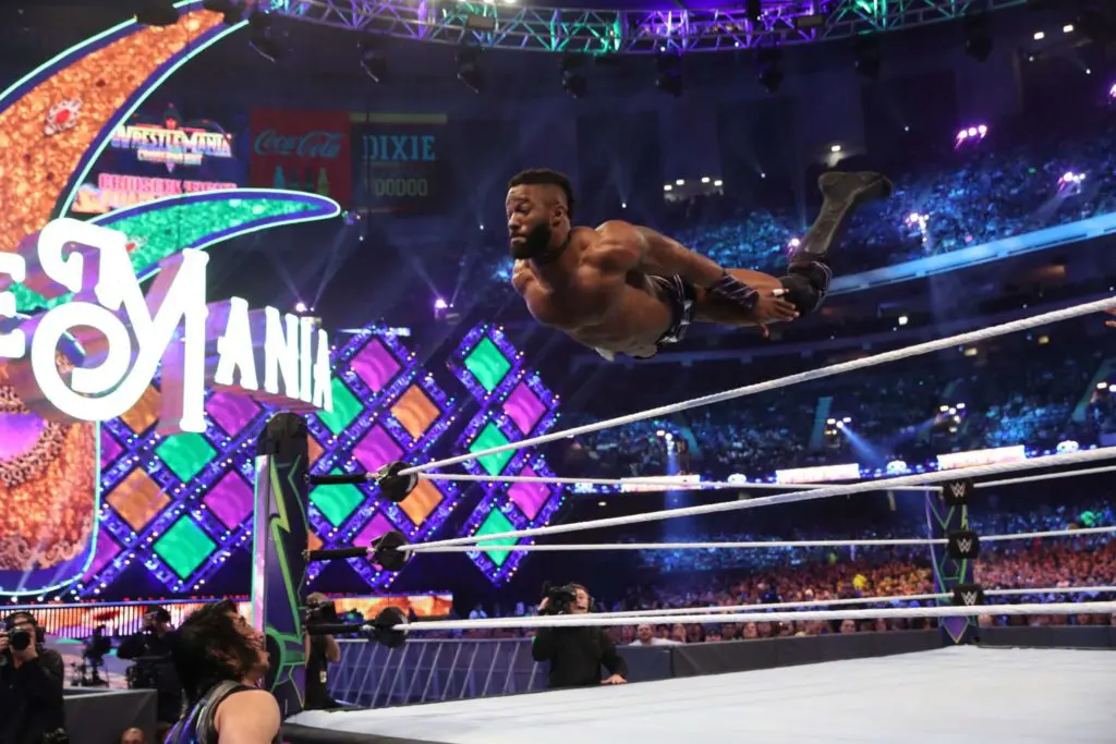 Cedric Alexander bei WrestleMania 34. / (c) 2018 WWE. All Rights Reserved.
