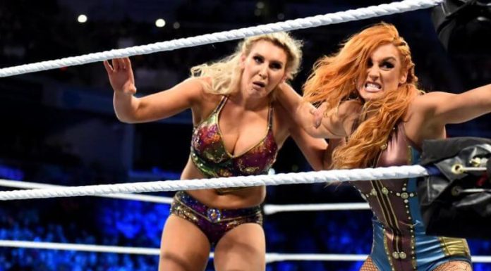 Charlotte Flair vs. Becky Lynch / (c) 2018 WWE. All Rights Reserved.