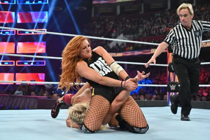 Becky Lynch vs. Charlotte Flair - WWE Fastlane 2019 (c) 2019 WWE. All Rights Reserved.