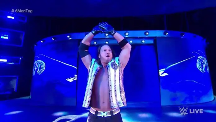 AJ Styles bei WWE Raw (Bild: (c) 2019 WWE)