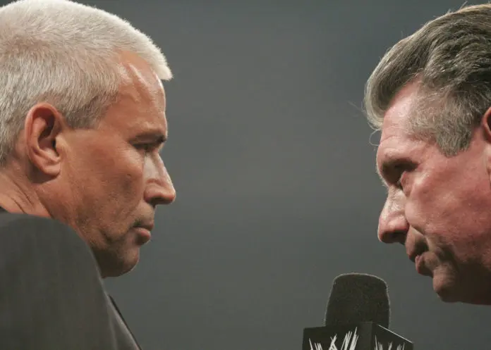 Eric Bischoff und WWE-Boss Vince McMahon