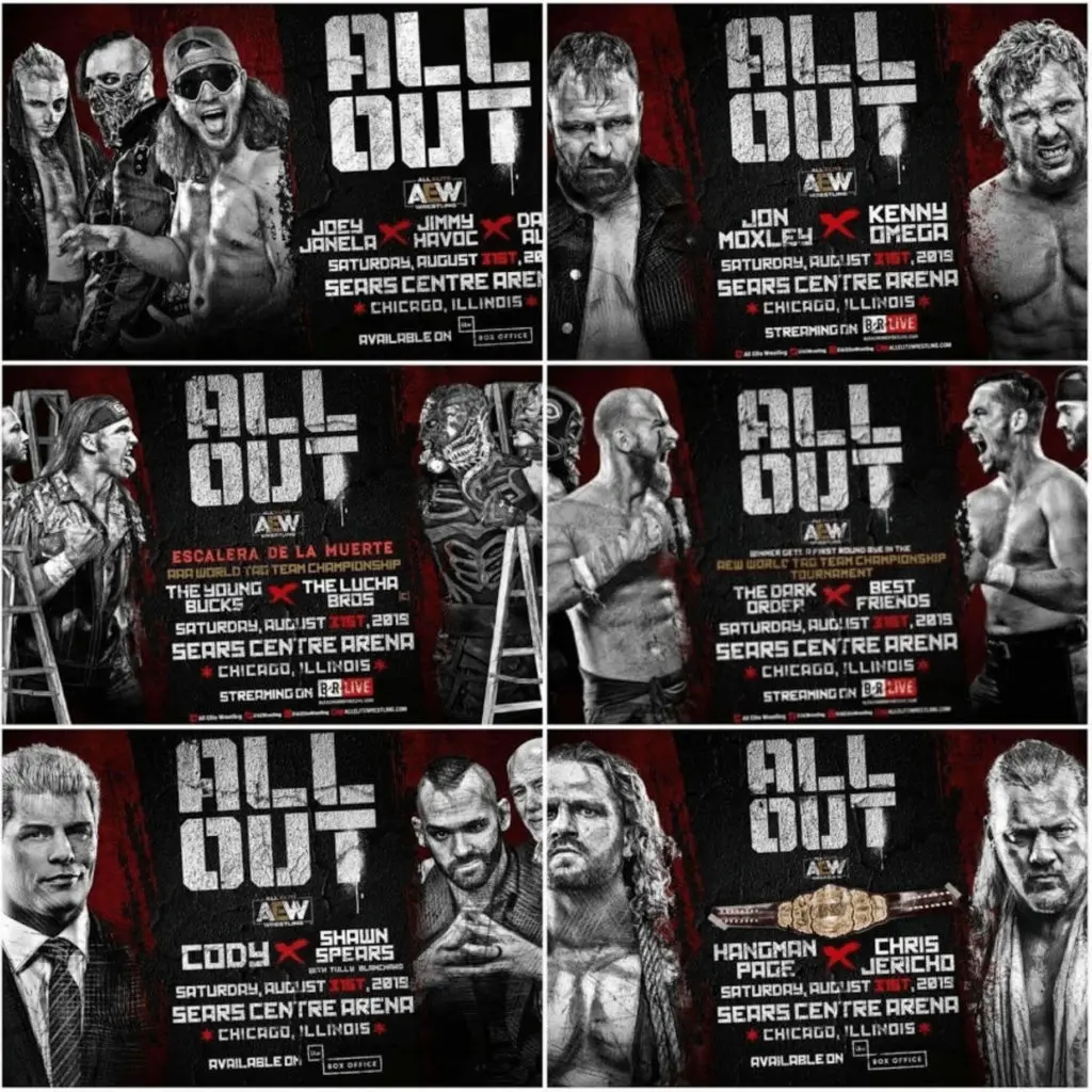 AEW All Out Line-up