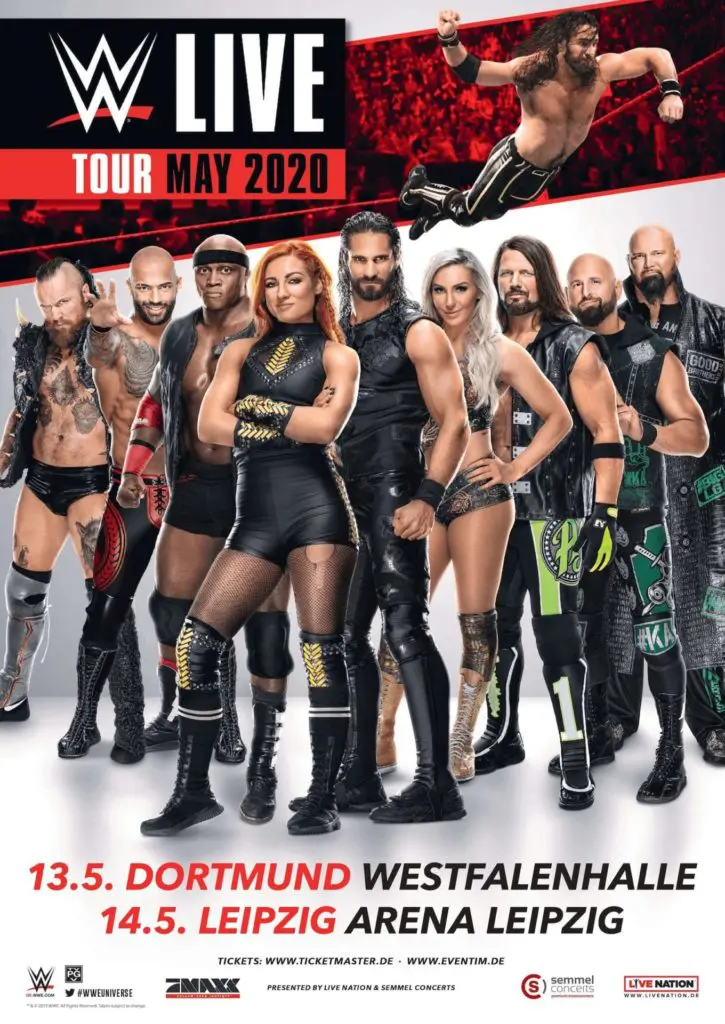 WWE LIVE MAI 2020