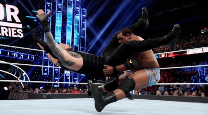 Roman Reigns vs. Keith Lee - WWE Survivor Series - (c) 2019 WWE. All Rights Reserved.