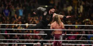 Roman Reigns vs. Edge - (c) 2020 WWE. All Rights Reserved
