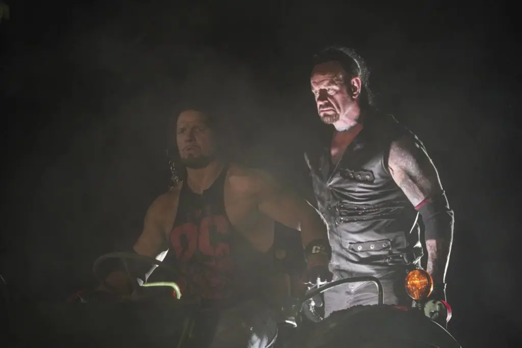 AJ Styles vs. Undertaker - Boneyard Match - (c) 2020 WWE. All Rights Reserved.