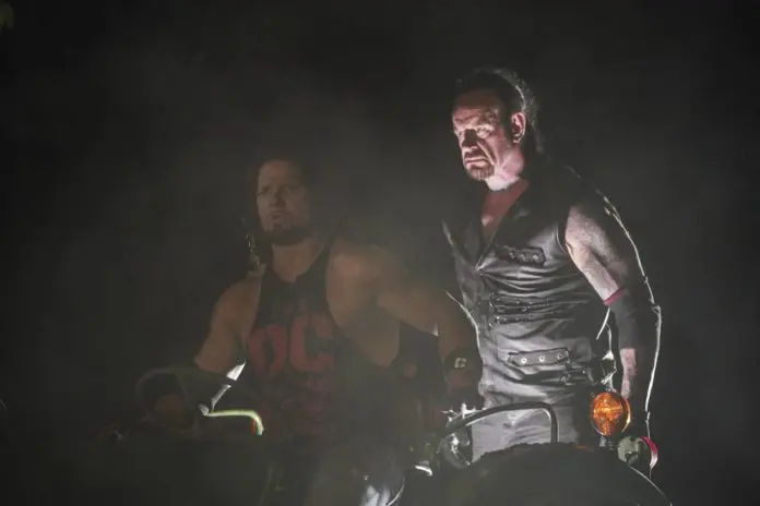 AJ Styles vs. Undertaker - Boneyard Match - (c) 2020 WWE. All Rights Reserved.