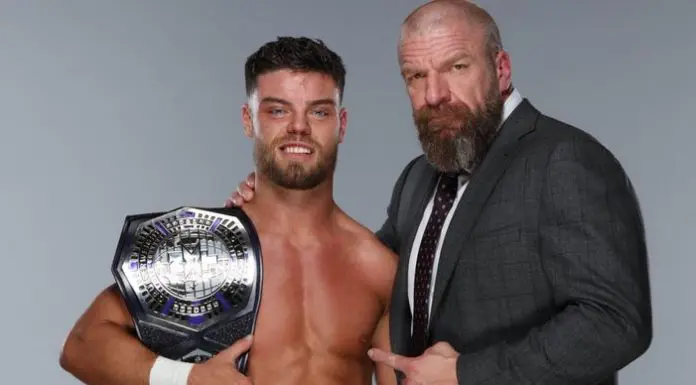 Triple H präsentiert NXT Cruiserweight Champion Jordan Devlin - (c) 2020 WWE. All Rights Reserved.