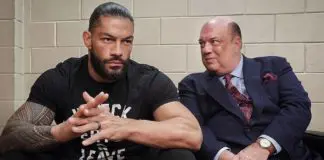 Roman Reigns und Paul Heyman bei WWE SmackDown - (c) 2020 WWE. All Rights Reserved.