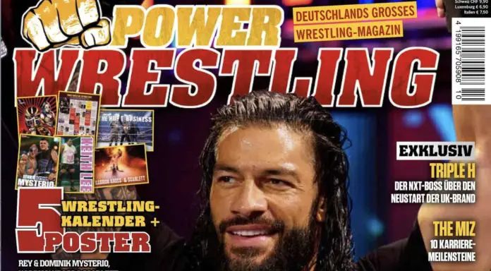 Power-Wrestling Oktober 2020 - Preview - Cover: WWE-Star Roman Reigns