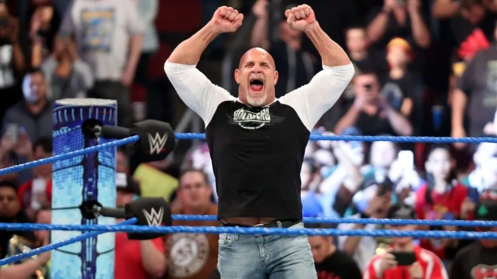 WWE Hall of Famer Bill Goldberg ist gut drauf - (c) 2021 WWE. All Rights Reserved.