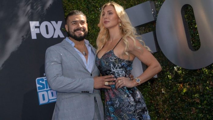 WWE-Star Charlotte Flair und ihr Verlobter Manny (Andrade)