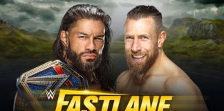 WWE Fastlane - Universal Champion Roman Reigns vs. Daniel Bryan - (c) 2021 WWE. All Rights Reserved.