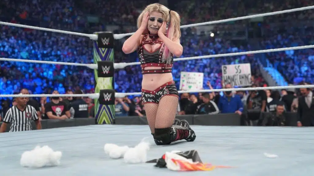 Alexa Bliss trauert um Puppy Lilly bei Extreme Rules - (c) 2021 WWE. All Rights Reserved.