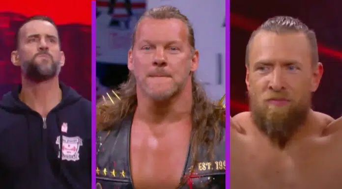 CM Punk, Chris Jericho und Bryan Danielson bei AEW Rampage - 15. Oktober 2021