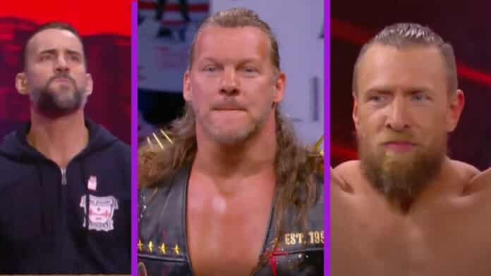 CM Punk, Chris Jericho und Bryan Danielson bei AEW Rampage - 15. Oktober 2021