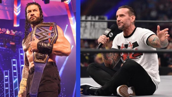 Roman Reigns und CM Punk haben sich am 15.10. im direkten Duell zwischen WWE und AEW knapp verpasst!