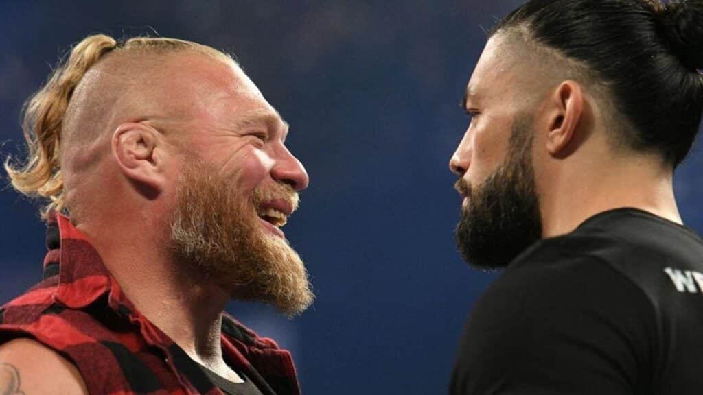 Brock Lesnar überrascht Roman Reigns bei WWE SmackDown - 1. Oktober 2021
