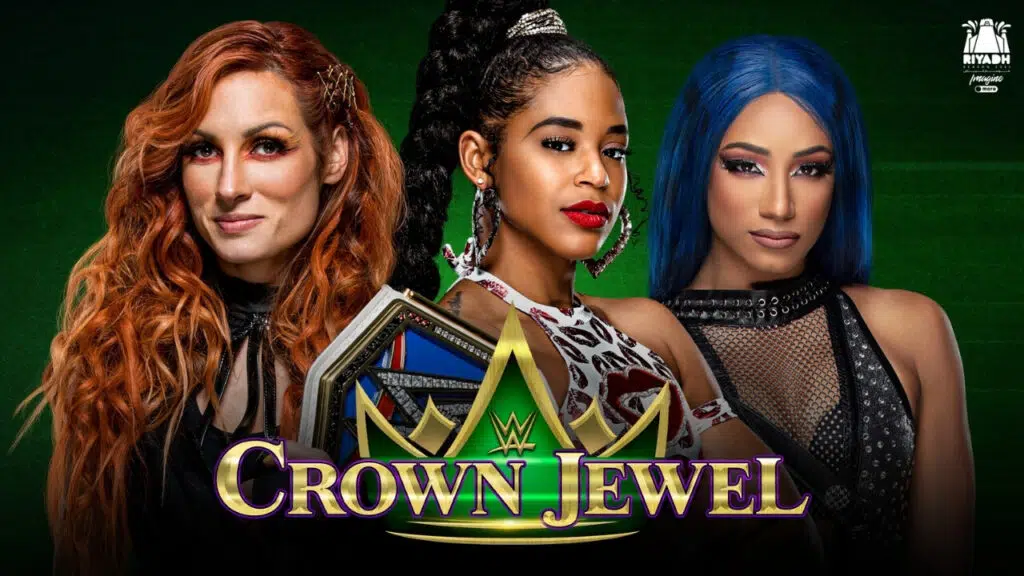 SmackDown Women's Champion Becky Lynch vs. Sasha Banks vs. Bianca Belair bei WWE Crown Jewel 2021