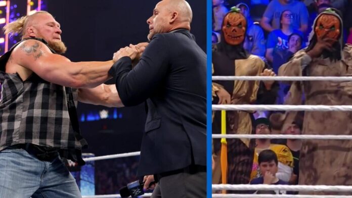 Brock Lesnars Strafe wurde verschärft / Zu Halloween gab es eine Enthüllung / WWE SmackDown - 29. Oktober 2021 / (c) WWE. All Rights Reserved.