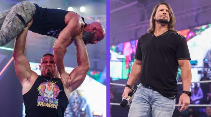 Bron kriegt noch ein Titel-Match / AJ Styles taucht auf / NXT vom 21. Dezember / Fotos: (c) 2021 WWE. All Rights Reserved.
