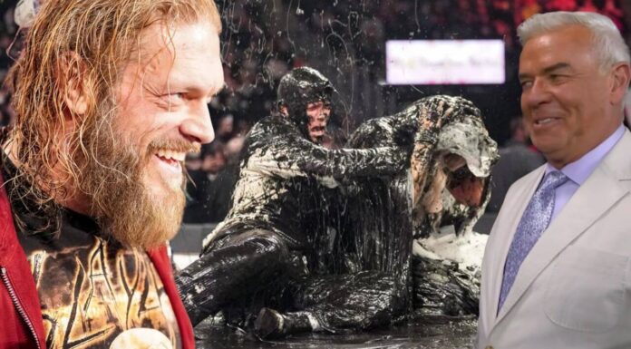 2021 hat für Miz und Maryse ein schlammiges Ende genommen! / WWE Raw vom 27.12.21 / Fotos: (c) 2021 WWE. All Rights Reserved.