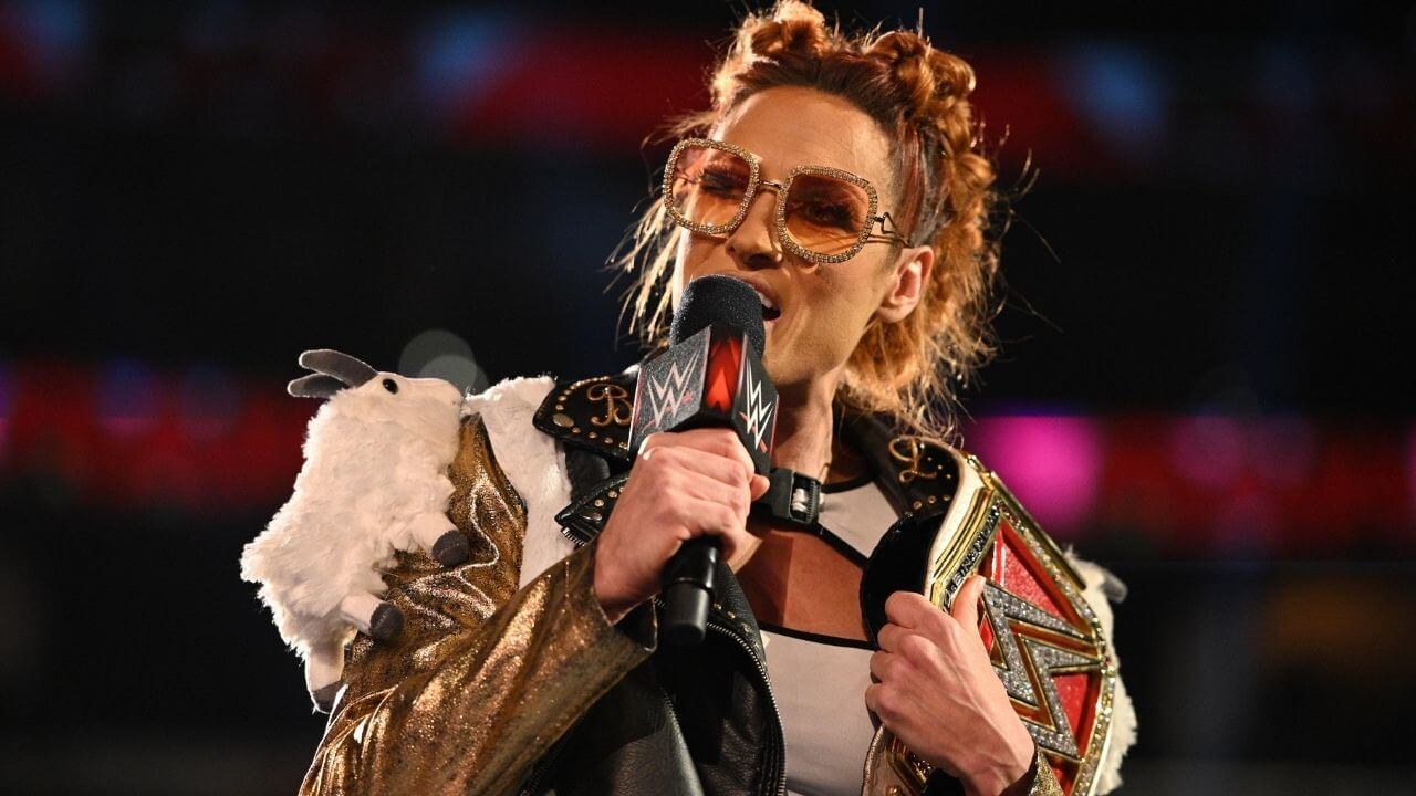 WWE Raw Women's Champ Becky Lynch im "Royal Rumble"Interview