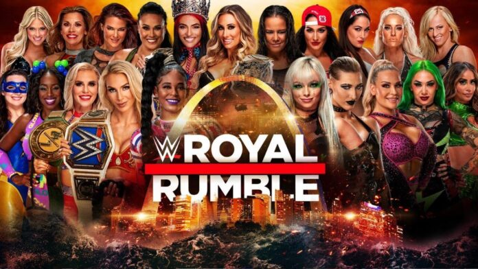 WWE Royal Rumble 2022 - das Line-Up des Frauen-Rumble / (c) 2022 WWE. All Rights Reserved.