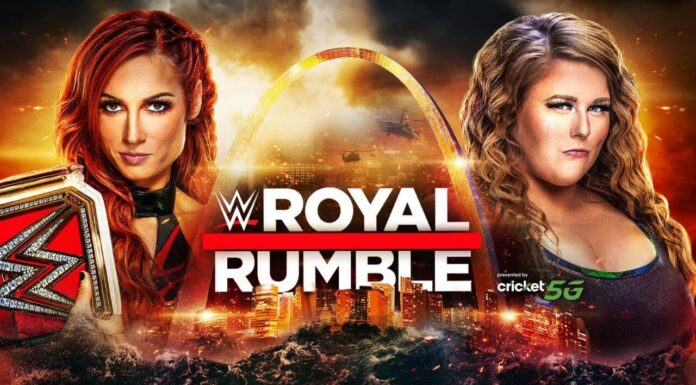 WWE Royal Rumble 2022 mit Raw Women's Champion Becky Lynch vs. Doudrop