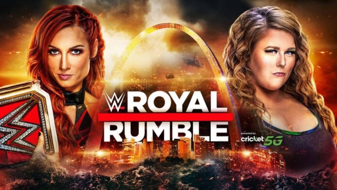 WWE Royal Rumble 2022 mit Raw Women's Champion Becky Lynch vs. Doudrop