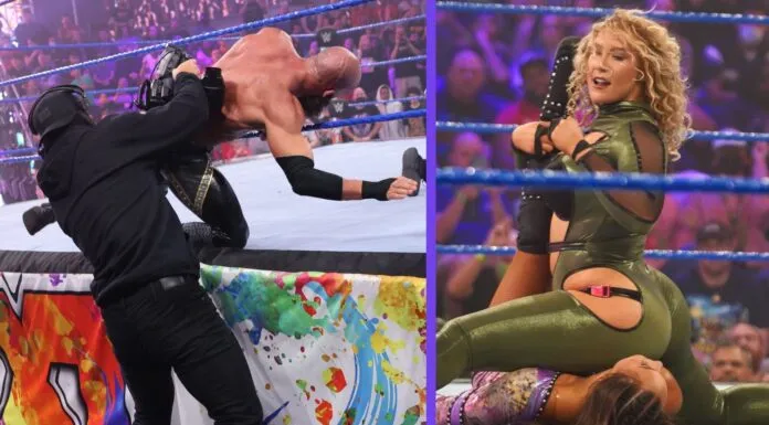Kamera-Attacke + großes Debüt bei WWE NXT vom 22.02.2022 / Bilder: (c) WWE. All Rights Reserved.