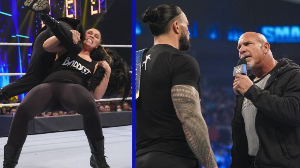Ronda teilt aus, Goldberg fordert! / WWE SmackDown vom 4. Februar 2022 / (c) 2022 WWE. All Rights Reserved.