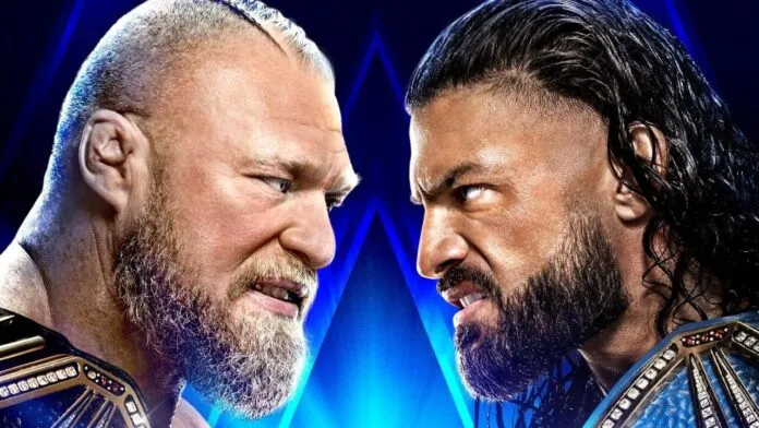 WWE-Champion Brock Lesnar trifft auf Universal Champion Roman Reigns bei WrestleMania