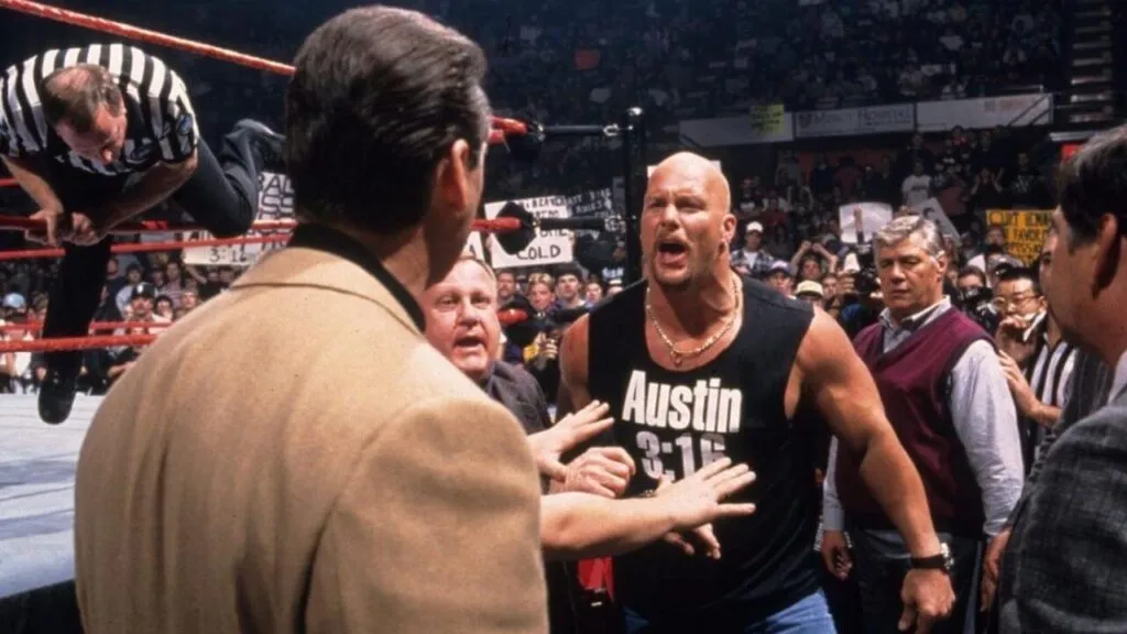 Mr. McMahon und Stone Cold Steve Austin! (c) WWE. All Rights Reserved.