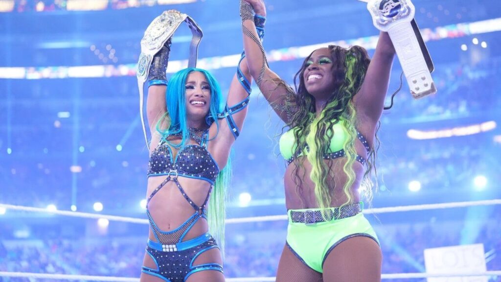 Sasha Banks und Naomi sind Women's Tag Team Champions / WrestleMania 38 / Foto: (c) 2022 WWE.