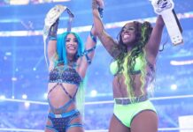 Sasha Banks und Naomi sind Women's Tag Team Champions / WrestleMania 38 / Foto: (c) 2022 WWE.