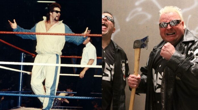 WWE-Tour 1993: Kevin Nash stieg im Jogging-Anzug in den Ring / Fotos: Wolfgang Stach (1993), WWE (2022)