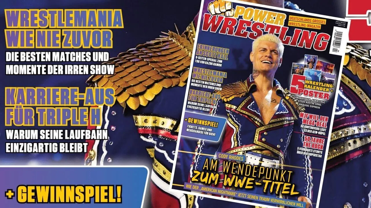 Power-Wrestling 4/2022 mit WWE-Star Cody Rhodes