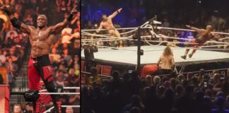 Bobby Lashley ist in Newcastle aus dem Ring gekracht / Bilder: (c) WWE. All Rights Reserved.