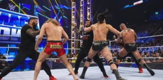 So sollte das letzte SmackDown (6.5.22) vor WrestleMania Backlash nicht für Roman Reigns laufen! / (c) WWE. All Rights Reserved.
