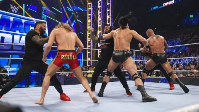 So sollte das letzte SmackDown (6.5.22) vor WrestleMania Backlash nicht für Roman Reigns laufen! / (c) WWE. All Rights Reserved.