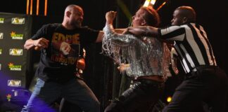 Eddie Kingston und Chris Jericho kloppen sich bei AEW Rampage (24. Juni 2022)