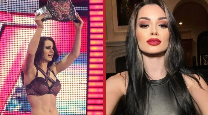 Paige gewinnt die WWE Divas Championship im April 2014 (Foto: Bill Otten) / Saraya 8 Jahre später (instagram.com/realpaigewwe)