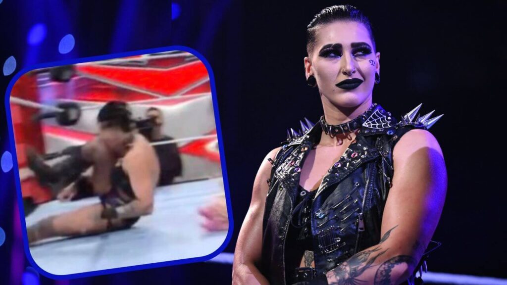 Rhea Ripley hat bei Raw am 6. Juni das eigene Knie ins Gesicht bekommen / Bilder: (c) 2022 WWE. All Rights Reserved.