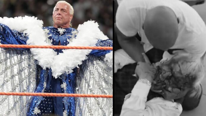 Jay Lethal und Jeff Jarrett haben WWE-Legende Ric Flair blutig geprügelt