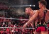 Zu viel Hot Dogs gemampft: Otis reihert in den Ring! WWE Raw vom 4. Juli 2022 / Foto: (c) WWE. All Rights Reserved.