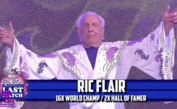 WWE Hall of Famer Ric Flair wollte es noch einmal wissen...