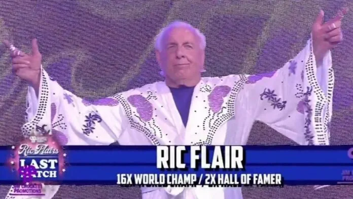 WWE Hall of Famer Ric Flair wollte es noch einmal wissen...