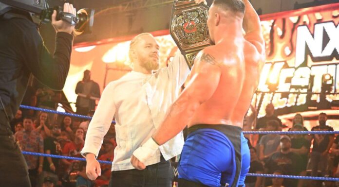 UK-Champion Tyler Bate hat auch nach dem Ende von "NXT UK" eine Zukunft bei WWE / Foto: (c) 2022 WWE. All Rights Reserved.